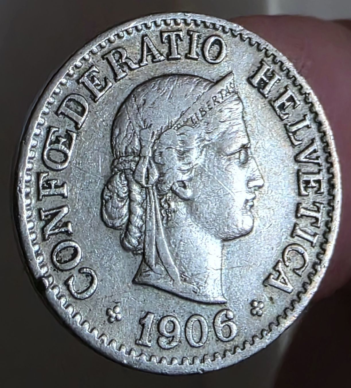 Tutti le monete: SCHWEIZ 10 RAPPEN 1906 – Usato da winterthur venduto da CoinPassion