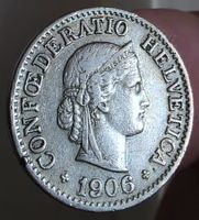 SCHWEIZ 10 RAPPEN 1906