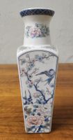 Vintage Japan Porzellan Vase mit Vögel & Kirschblüten (20cm)