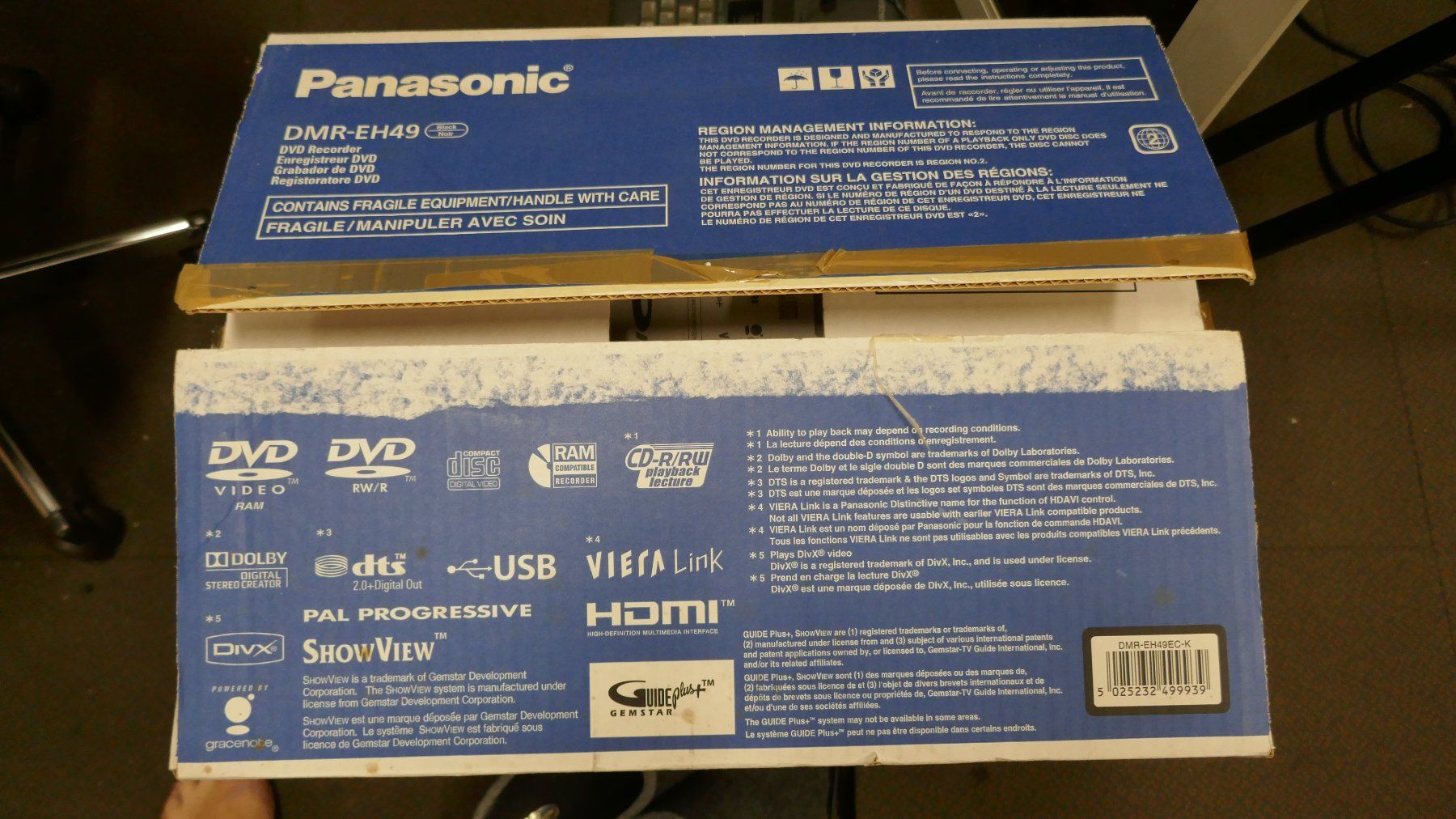 Panasonic Registratori: Panasonic DMR-EH49 DVD Recorder OVP – Nuovo (secondo la descrizione) da Wenslingen venduto da FairlightCMI 3