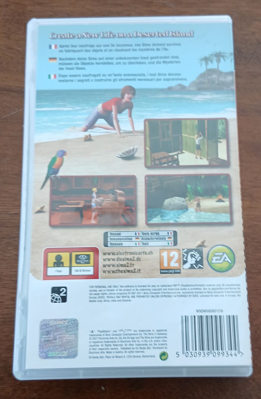 Sony Giochi: jeux psp sims 2 – Usato da Romont FR venduto da 777.gameur.game.boy 1