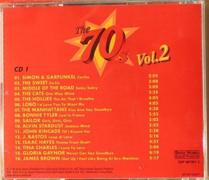 CD: The 70s – Vol. 2 – Usato da Luzern venduto da CONTENTI 2