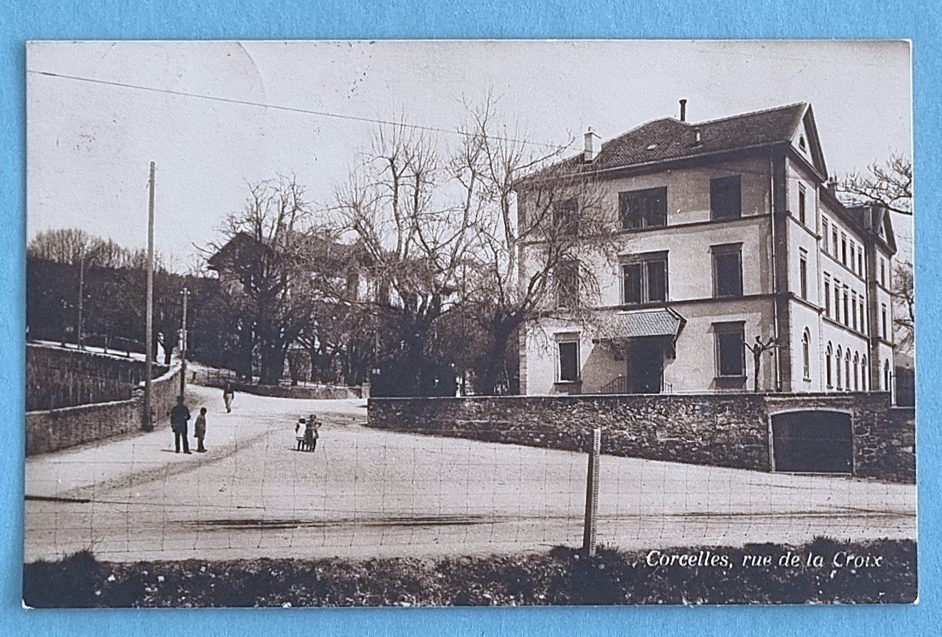 Ansichtskarten: Corcelles - rue de la croix - 1931 – Gebraucht aus Rothrist von RROENK