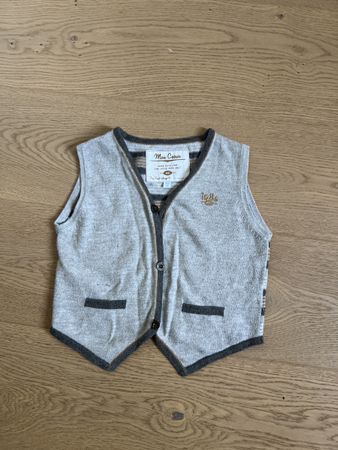 Gr. 86 mit Wolle Mon Coeur Baby Weste Top Zustand