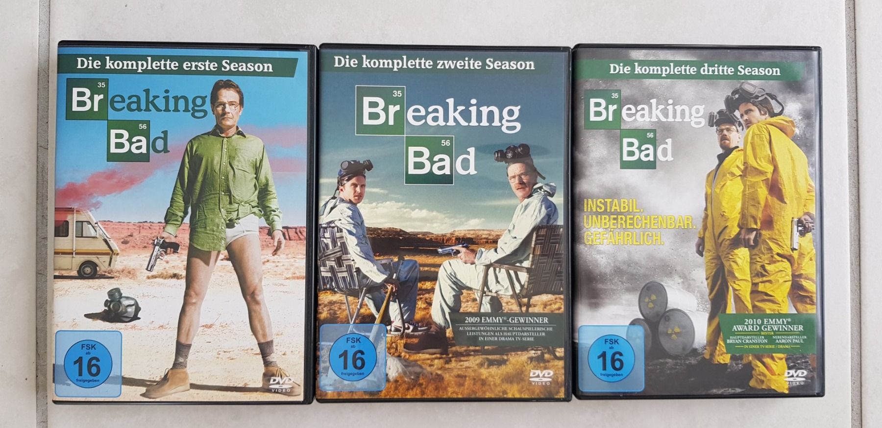Tutti i DVDs: Breaking Bad DVD Staffel 1-3 – Usato da Kappel SO venduto da SebsPlants