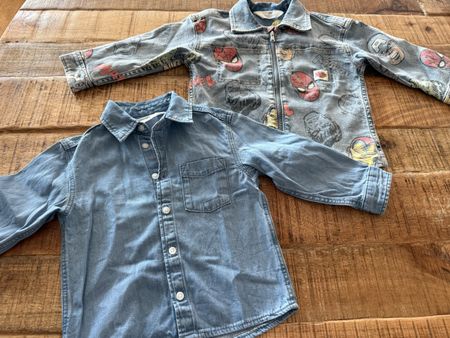 2x Jeans Look Gr. 92 Top Zustand!