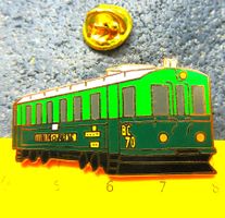 BAHN SCHWEIZ PIN BC70 JURA TRAMLAN - LE NOIRMENT ENAMEL QUAL