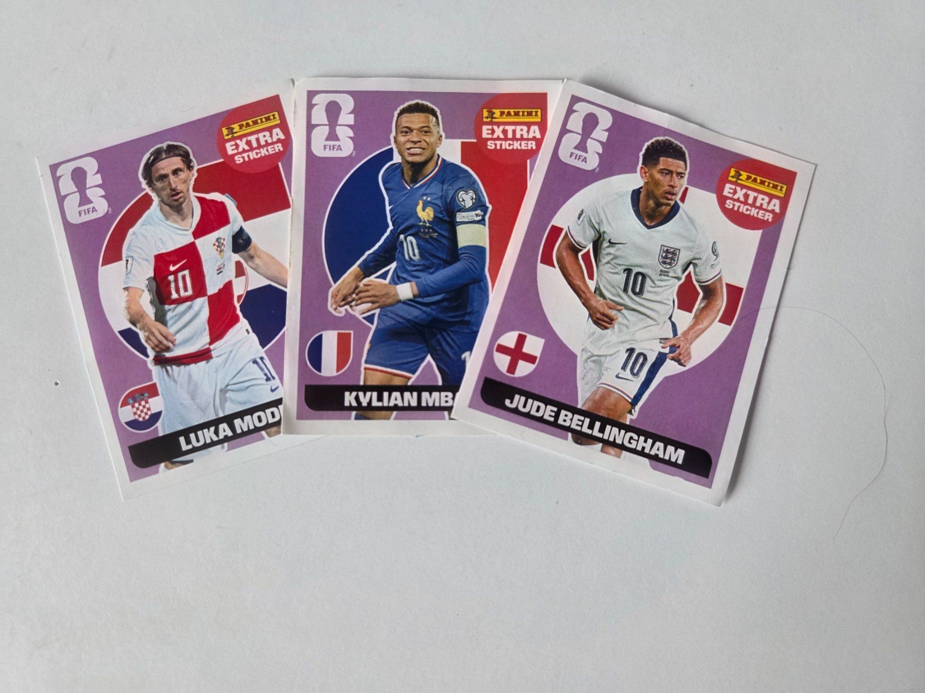 Panini Cartes à collectionner: Panini Extra Sticker 2026 Normal Modric, Bellingham, Mbappe – Neuf (Voir description) à Baar par Honzik02