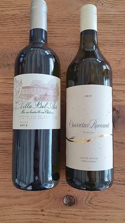 Wein: 2 bouteilles de vin blanc Weisswein – Gebraucht aus Prêles von Syga