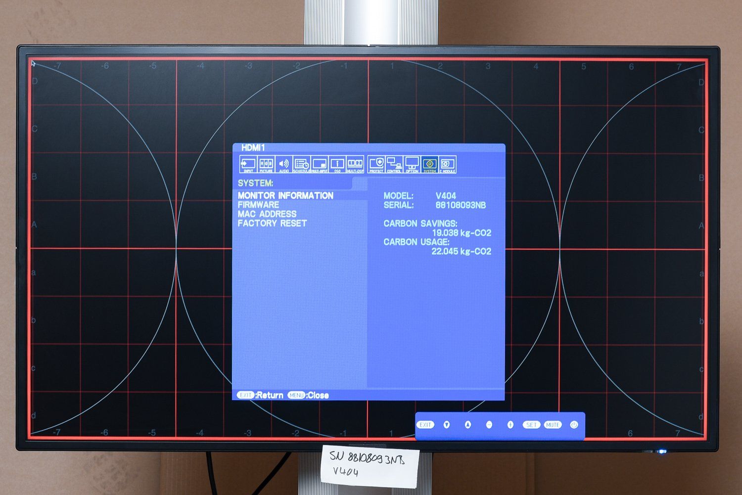 Nec Monitore: NEC MultiSync V404 – 40" HD Professional Display | B-Ware – Gebraucht aus Zollikon von AV_Direkt