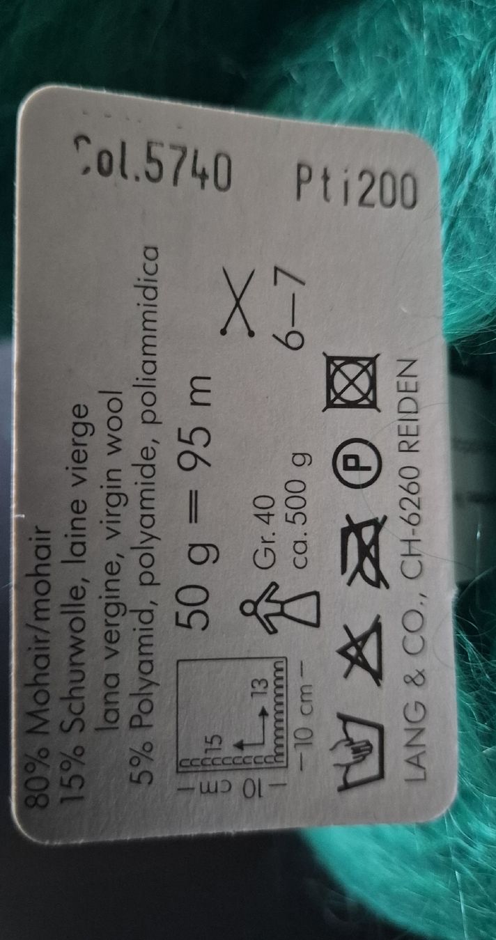 Wolle: Mohair Wolle Lang Flair – Neu (gemäss Beschreibung) aus Greppen von hpl_b6fq 2