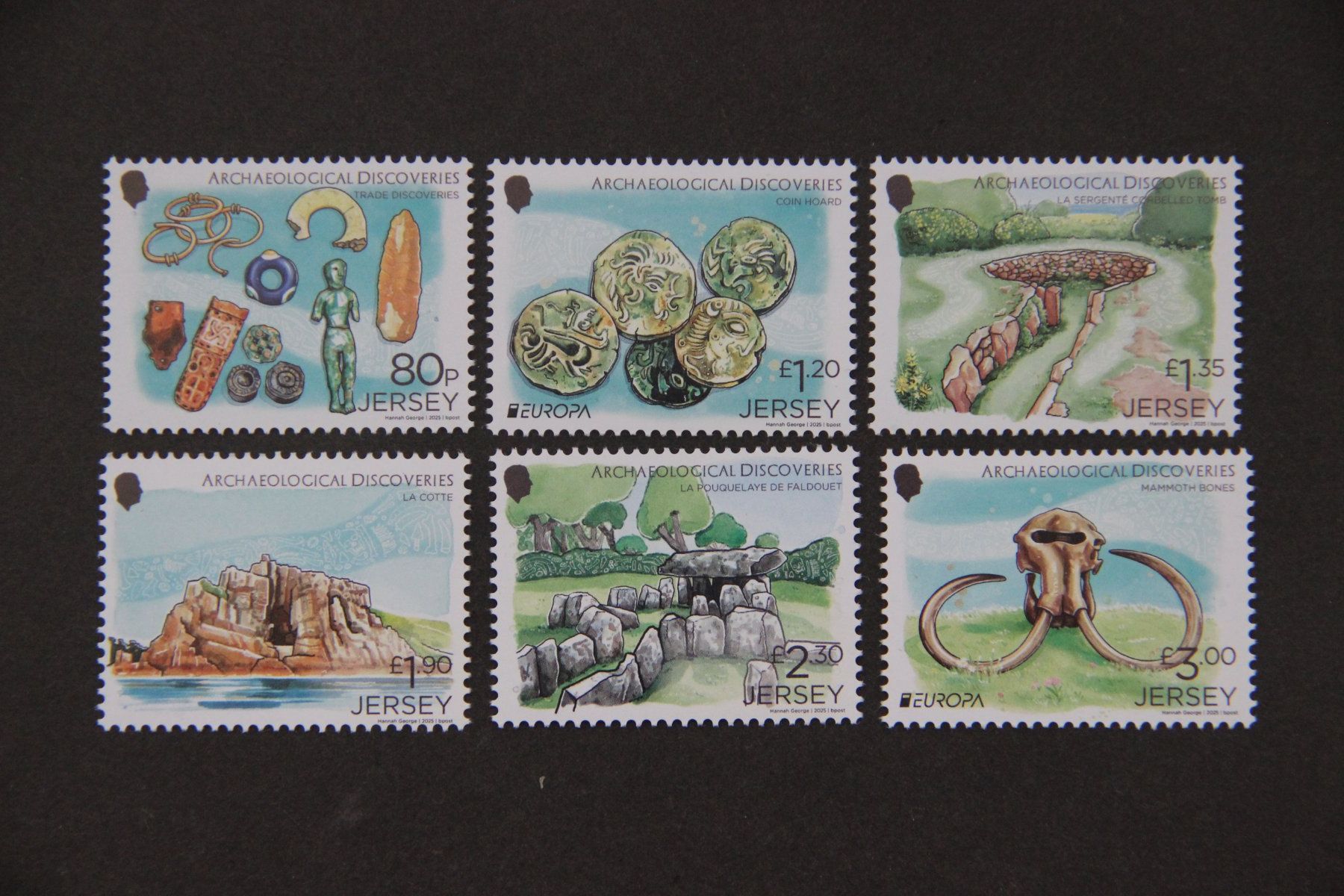 Alle Briefmarken: Jersey 2025 - Archeological discoveries** – Neu (gemäss Beschreibung) aus Jona von Southafrica07