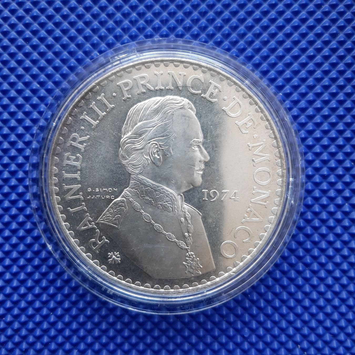 Tutti le monete: 50 Francs 1974 Monaco – Usato da Carouge GE venduto da cecob0909