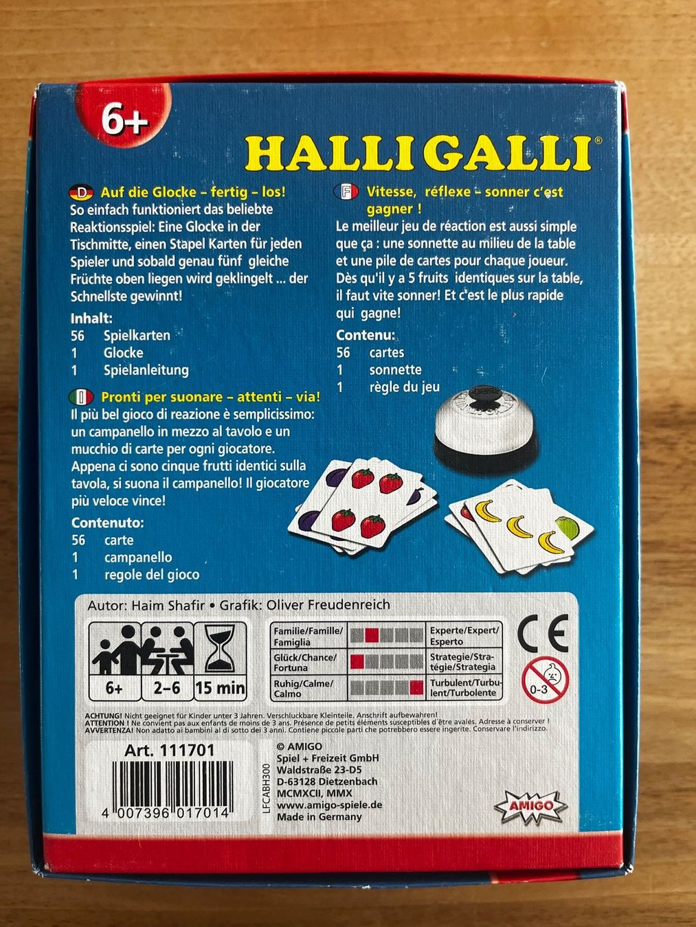 Amigo Jeux: Halli Gallo - Reaktionsspiel – D'occasion à Luzern par Patrick_e 1