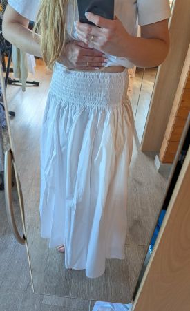 Zara poplin skirt