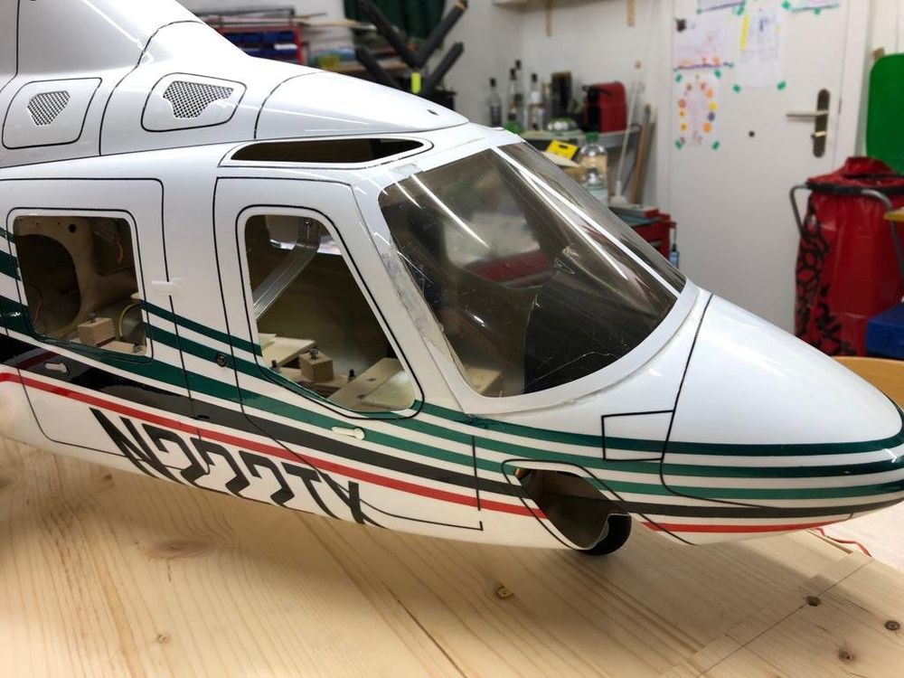 RC Heli Rumpf Jet Ranger | Kaufen auf Ricardo