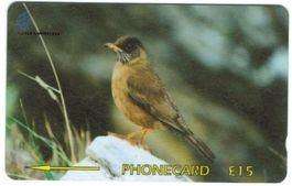 Telefonkarte Falkland Vogel