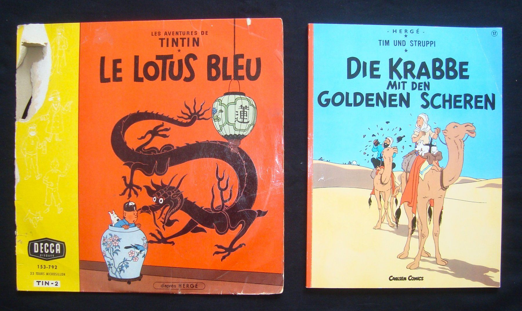 Comics: Tim und Struppi / Tintin,  LP & Heft – Gebraucht aus Oberdorf NW von Lufao