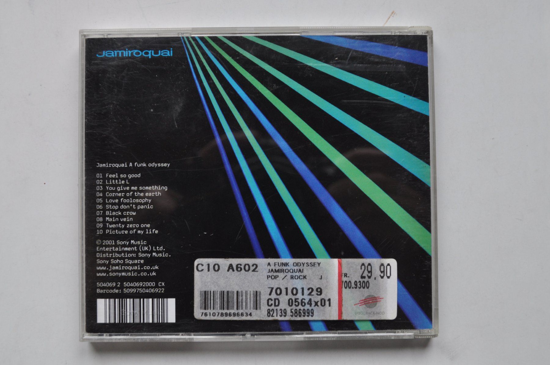 CD: Jamiroquai - A Funk Odyssey – Usato da Marin-Epagnier venduto da Vinil68 1