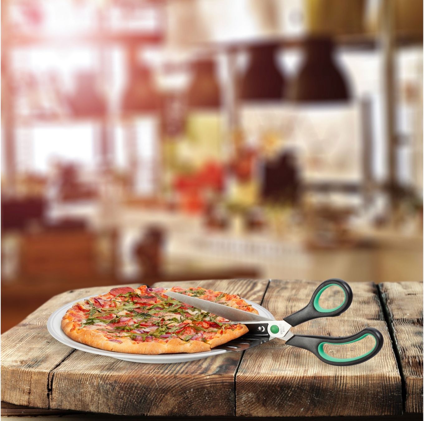 Elettrodomestici da cucina: Pizzaschere mit Pizzaheber – Nuovo e nell'imballaggio originale da Bülach venduto da StoreInShopOutlet 2
