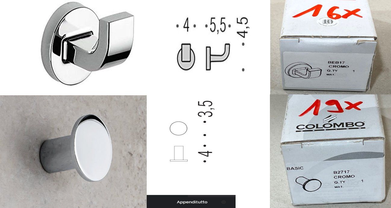 Portasapone: Posten (201Stk) Colombo Bad Accessoires – Nuovo (secondo la descrizione) da Derendingen venduto da Meisterstuecke 6