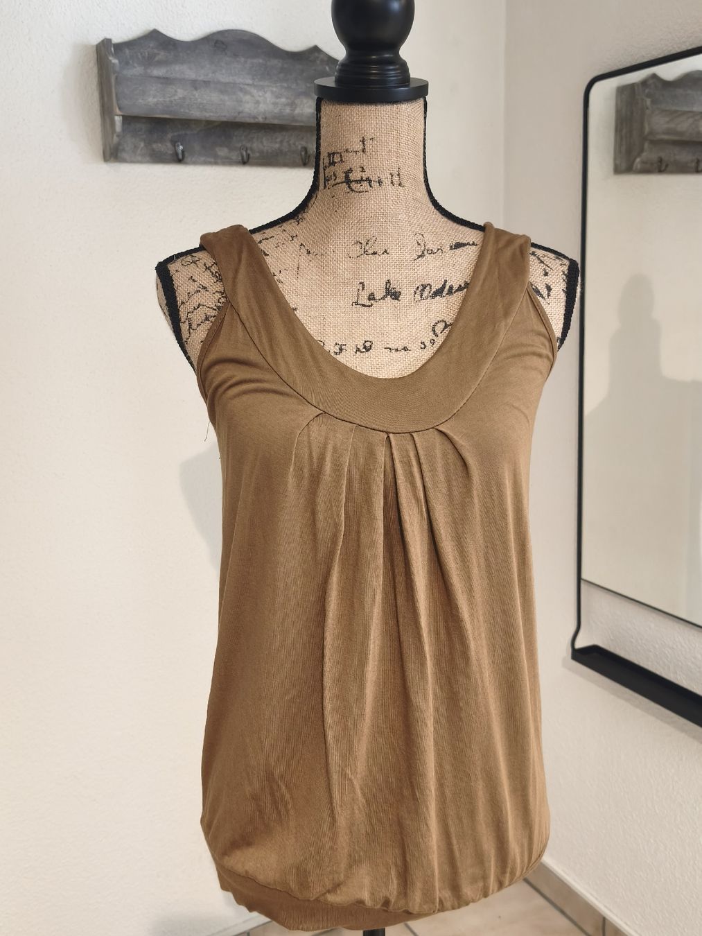 Tops: Braunes Top Gr.S von Pronto – Gebraucht aus Emmetten von SecondhandSiska