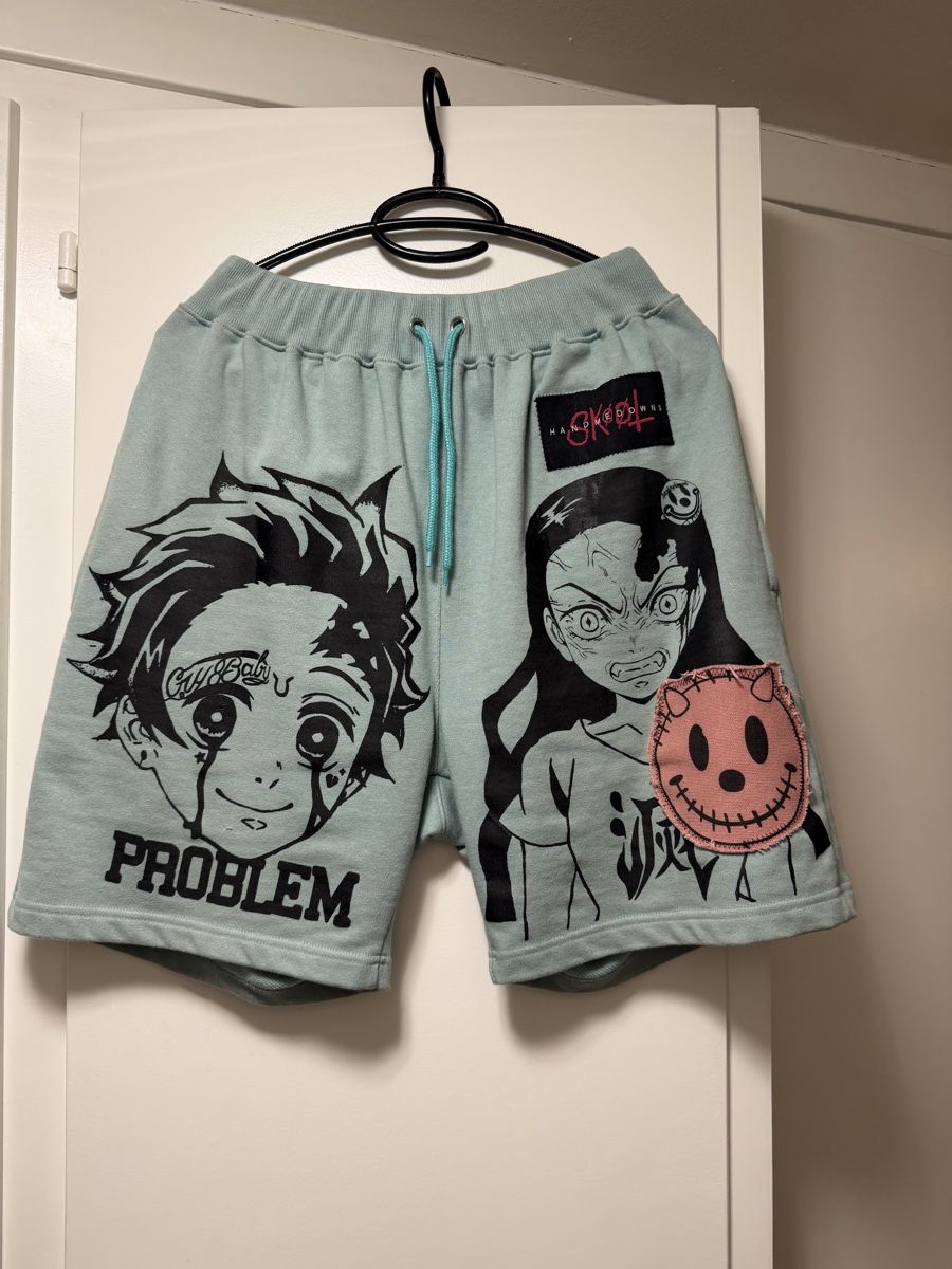 Pantaloni: Problemboy Demon Slayer shorts – Usato da Zürich venduto da ya66in