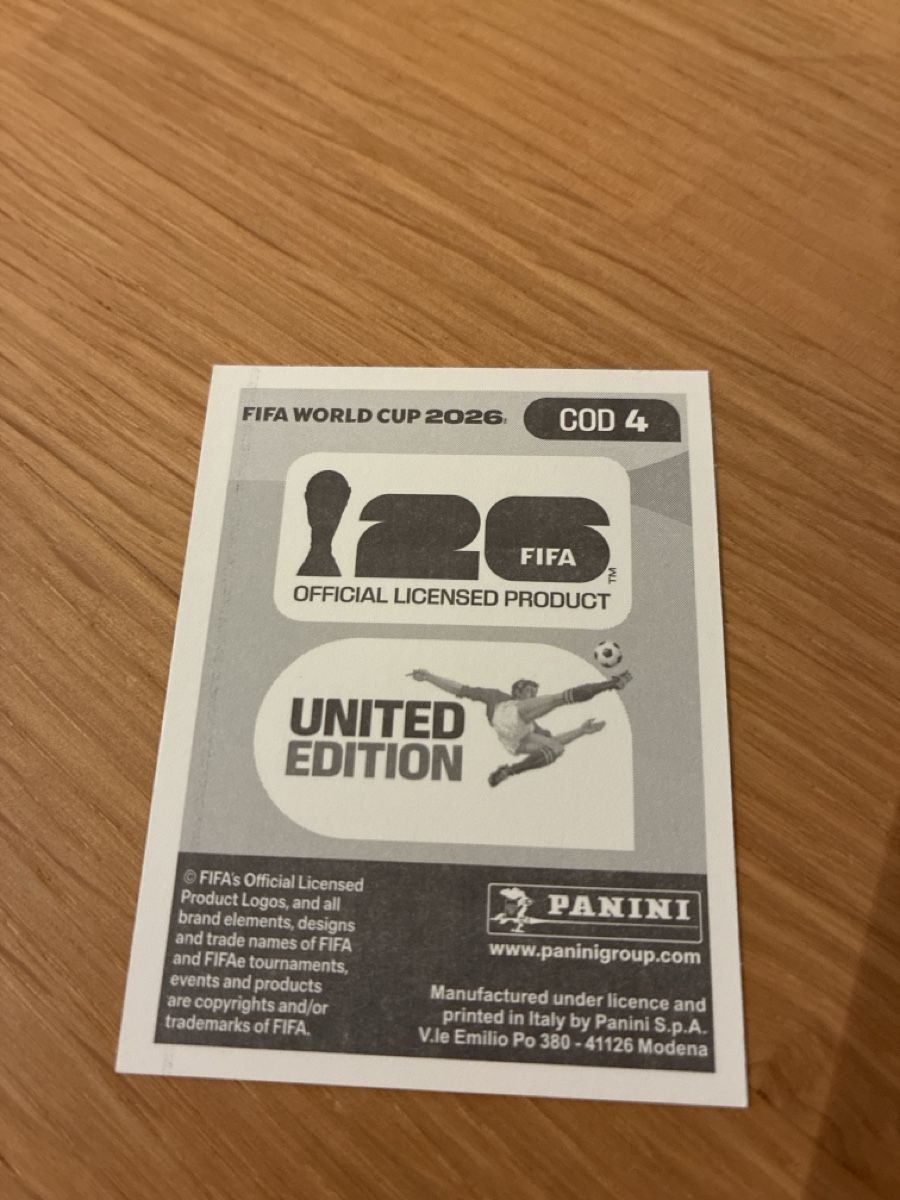 Panini Sammelbilder & Trading cards: Panini WM 2026 Sticker Axel Tuanzebe Burnley COD4 COD 4 – Neu (gemäss Beschreibung) aus Zürich von alivasalli 1