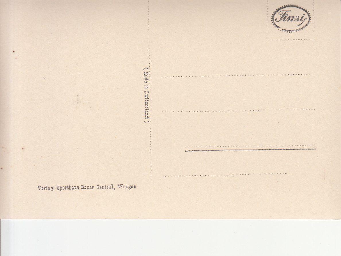 Cartoline postali: Wengen ca. 1940 – Usato da Bürglen TG venduto da StampGraf 1