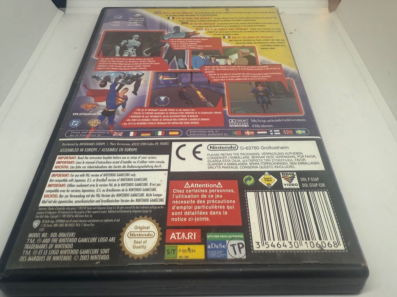 Nintendo Spiele: Superman: Shadow of Apokolips Gamecube Nintenod – Gebraucht aus Dietlikon von NESFEVER 1
