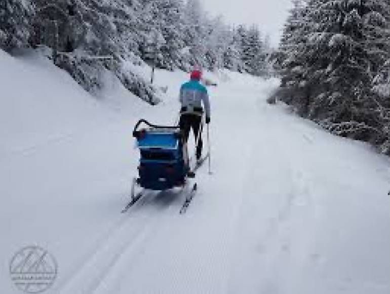 Rimorchi: Vermietung: Thule Chariot Ski Set – Usato da Bern venduto da Tritt 2