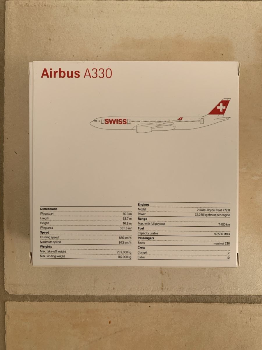 Swiss Kit di modellismo & Modellini statici: Metall Swiss A330 1:400 – Nuovo e nell'imballaggio originale da Greifensee venduto da GMS_CH 1