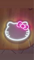 Specchio Hello Kitty con Luce Neon