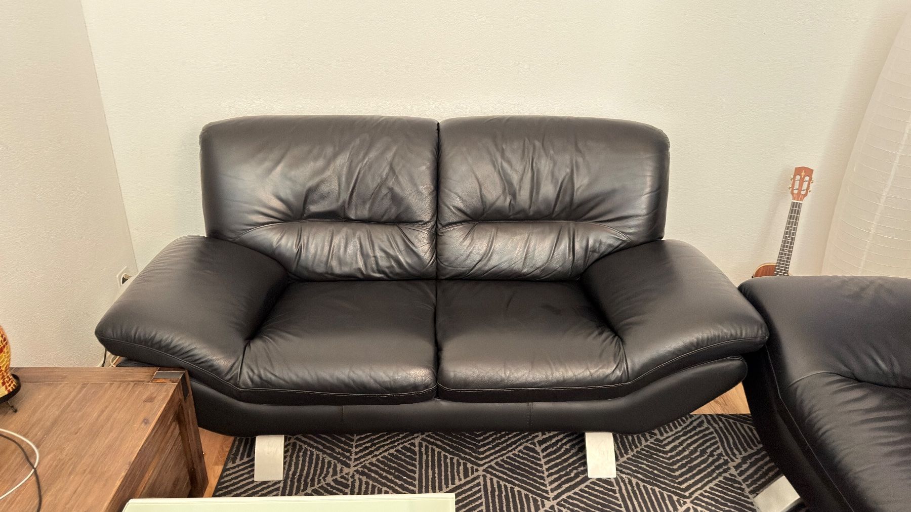 Pfister Divani: Schwarze Sofa Kombi von Möbel Pfister – Usato da Tagelswangen venduto da GugusLala 1