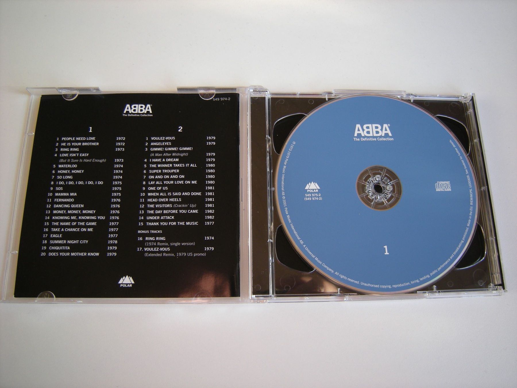 CDs: ABBA - The Definitiv Collection – Neu (gemäss Beschreibung) aus Basel von Ceebee62 2