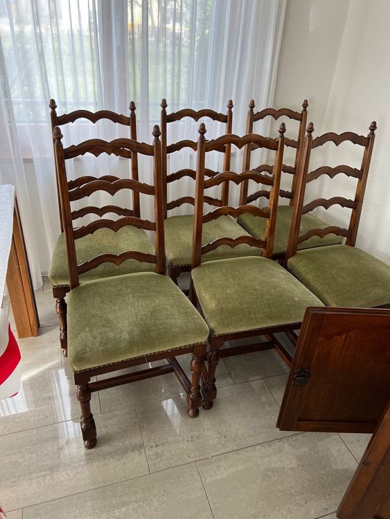 6 Stück alte Stühlen Kaufen auf Ricardo