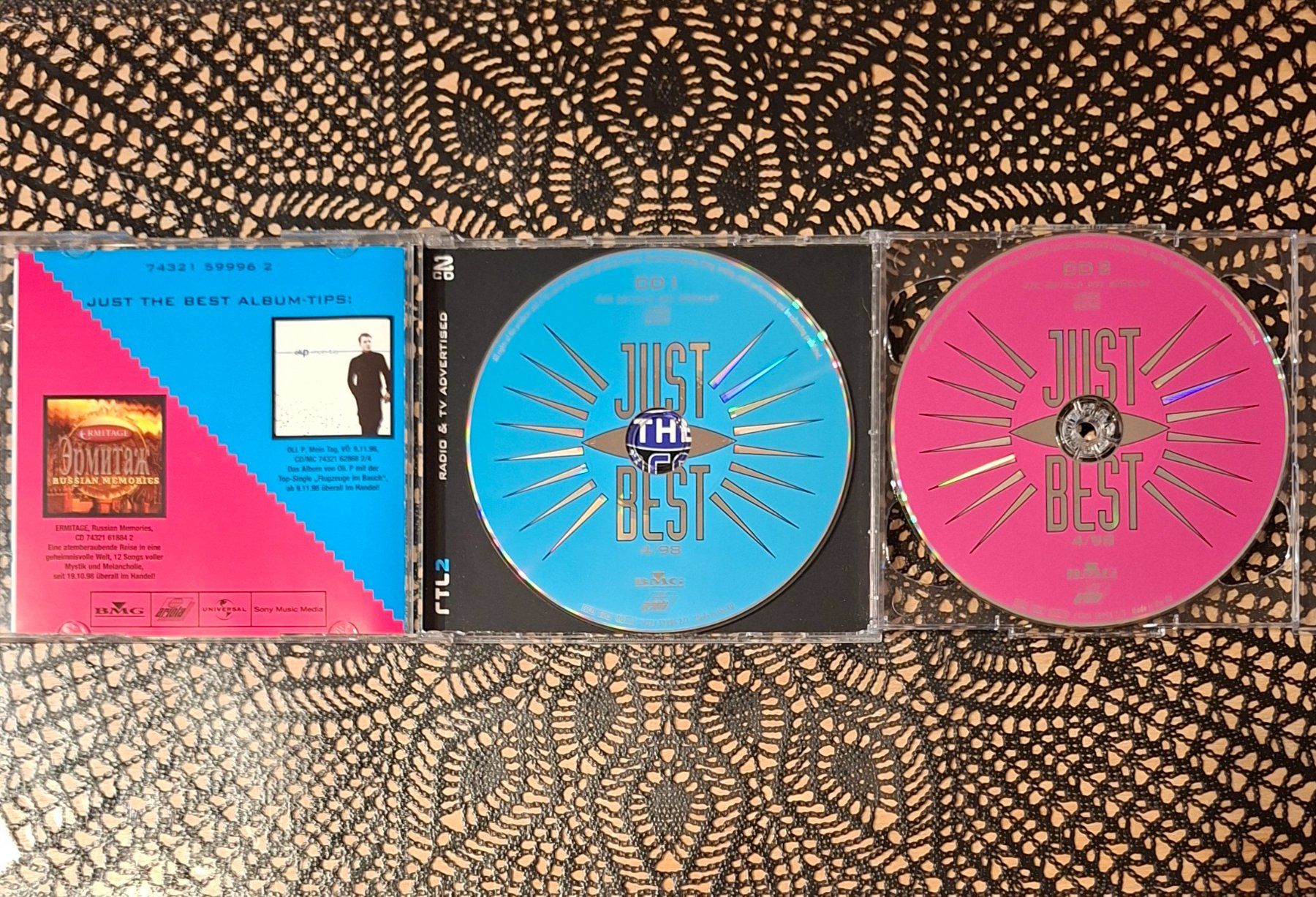 CD: Just The Best Vol. 4-98, 2CD Hit Compilation Sampler 1998 – Usato da Schönenberg TG venduto da breiti12 2