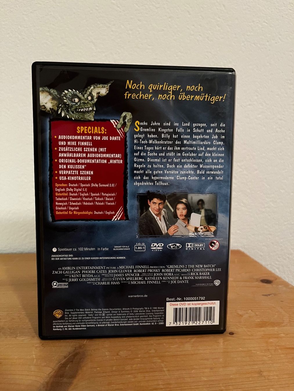 Tutti i DVDs: DVD - Gremlins 2 – Usato da Bassersdorf venduto da McRob00 2
