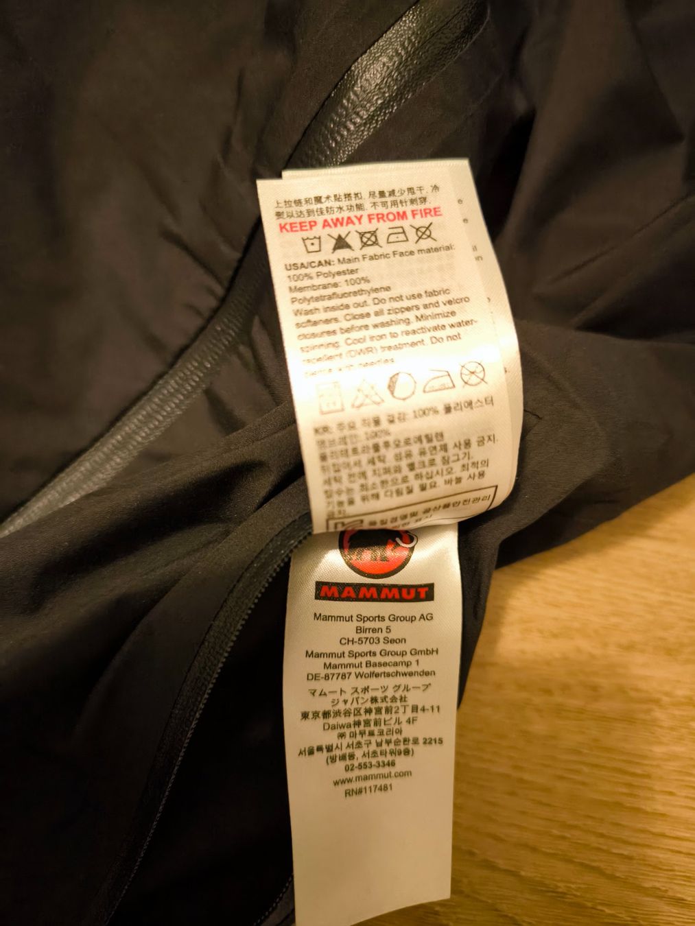 Mammut Giacche: Mammut Goretex Jacke M - NEU – Nuovo (secondo la descrizione) da Ebikon venduto da brombomboli 5