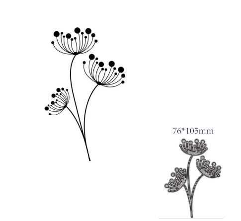 Sciablone: Neue Stanzschablone Blume – Nuovo e nell'imballaggio originale da Effretikon venduto da wenuss