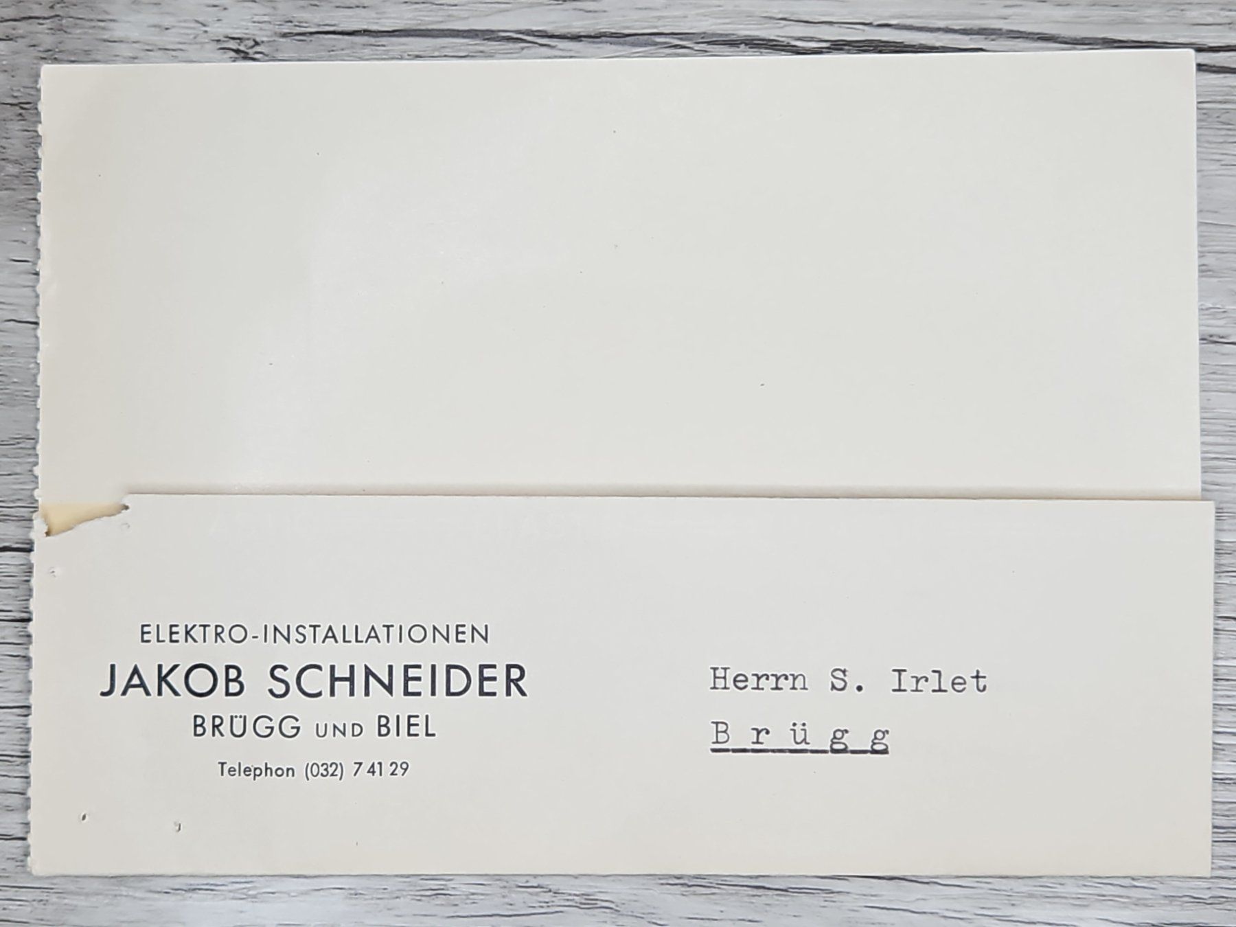 Tutti i francobolli: CL04 Carte Postale + Timbre Suisse 1957 – Usato da Cousset venduto da Patrick_Collections 1