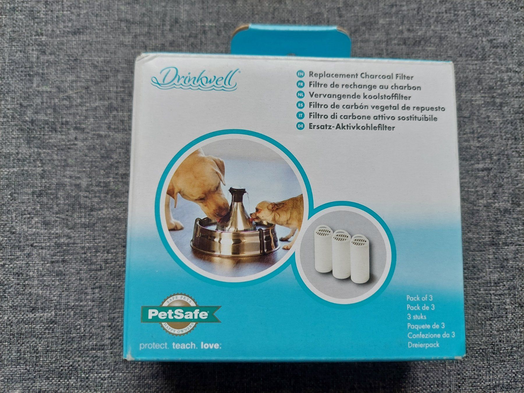 Sanitari: Drinkwell Ersatz-Aktivkohlefilter Dreierpack – Nuovo e nell'imballaggio originale da Beckenried venduto da Havacola 1