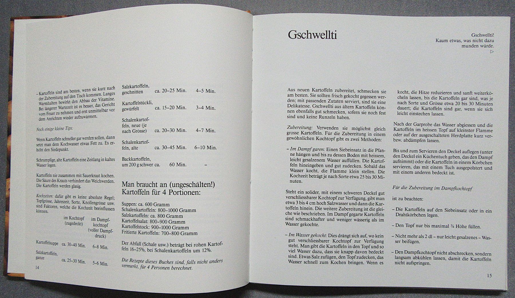 Bücher: Silva - Kartoffelkochbuch - ab CHF 4.00 – Gebraucht aus Auenstein von Padabimbim 2