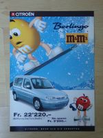 Citroen Berlingo M&M's - Schweizer Prospekt - P1520