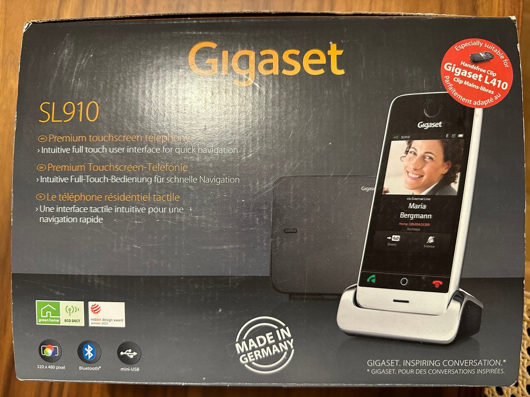 Gigaset Telefone: Gigaset SL910 Schnurloses Telefon mit Ladekabel – Gebraucht aus Winterthur von nelead 1
