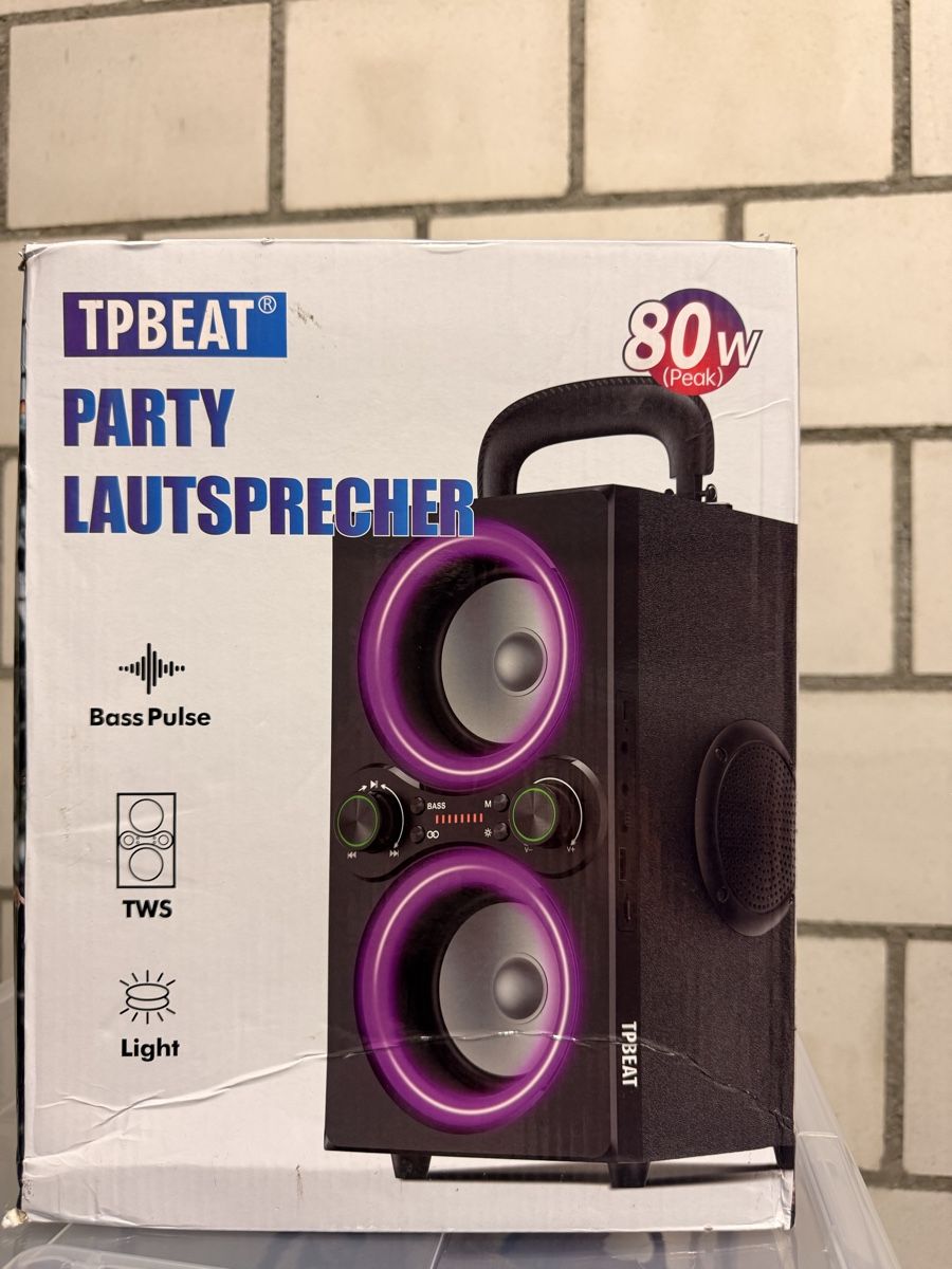 Casse acustiche: TPBEAT Bluetooth Musikbox – Neu & origin – Nuovo e nell'imballaggio originale da Möhlin venduto da pin_wm9j 1