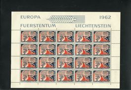 1962 Europa Nr. 356 im Bogen postfrisch