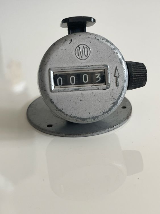 Vintage Probator Handheld Tachometer with Counter. Made in Germany