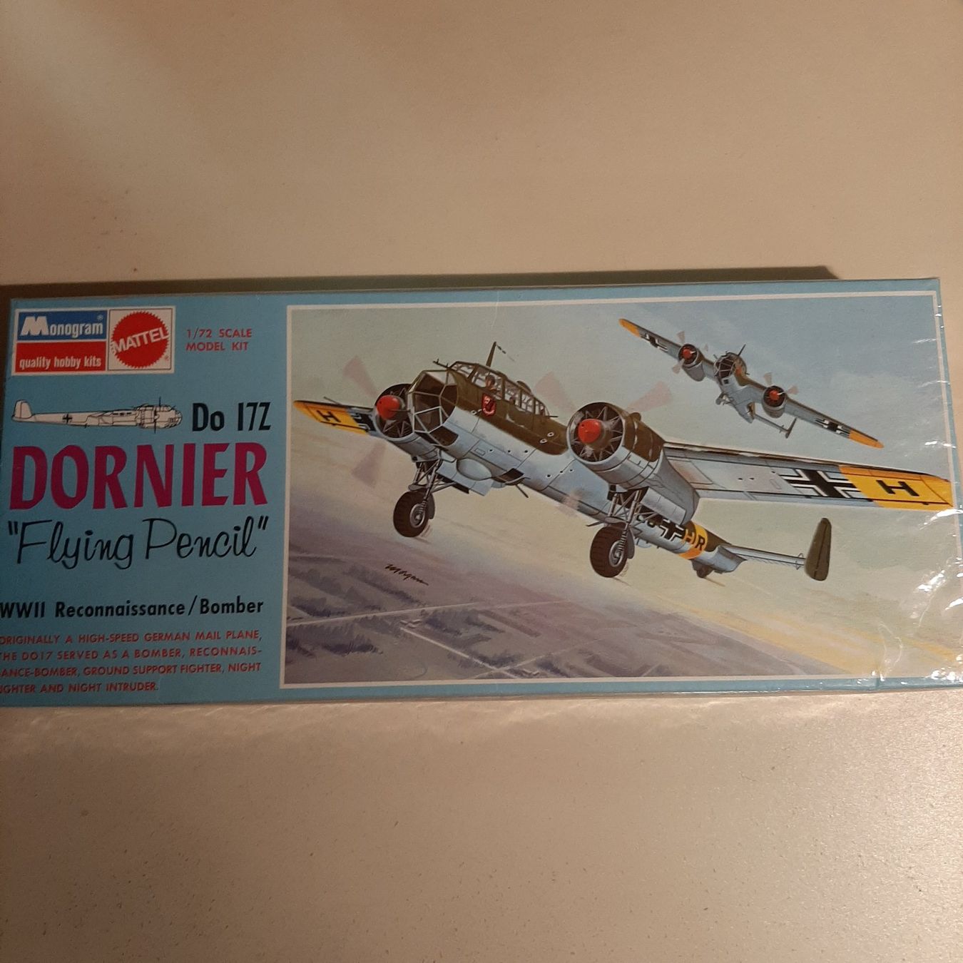 Dornier Kit di modellismo & Modellini statici: 3079 ... Dornier Do 17 Z ... Monogram 6842 ... NEU – Nuovo e nell'imballaggio originale da Bonstetten venduto da Benibanny59