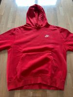 Nike Rouge, sweat à capuche, Taille M